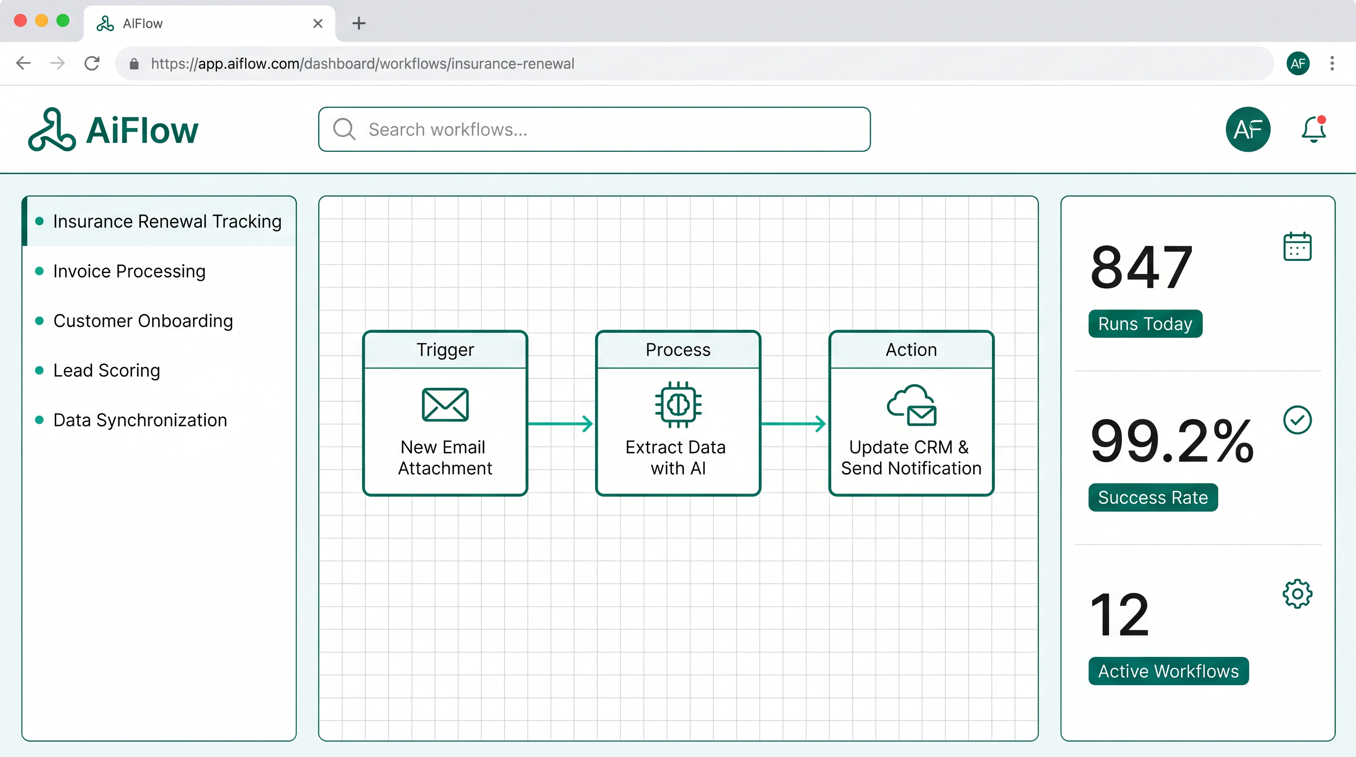 OpenEnd.io dashboard